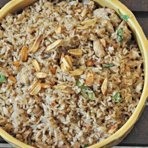 Chicken Ginger and Garlic Fried Rice