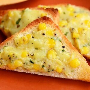 Crispy Corn Toast