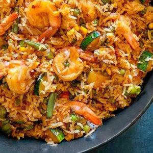 Seafood Thai Spicy fried rice